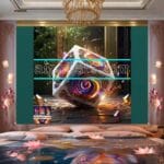 Cuboid 3D Artistic Design Digital Wall Art Home decor _66 - Image 2