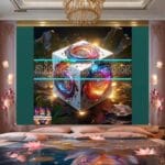 Cuboid 3D Artistic Design Digital Wall Art Home decor _70 - Image 2