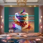 Cuboid 3D Artistic Design Digital Wall Art Home decor _71 - Image 2