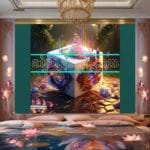 Cuboid 3D Artistic Design Digital Wall Art Home decor _08 - Image 2