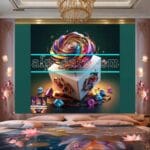 Cuboid 3D Artistic Design Digital Wall Art Home decor _81 - Image 2