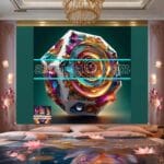 Cuboid 3D Artistic Design Digital Wall Art Home decor _87 - Image 2