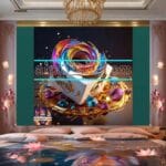 Cuboid 3D Artistic Design Digital Wall Art Home decor _94 - Image 2