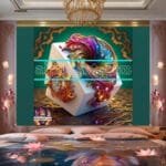 Cuboid 3D Artistic Design Digital Wall Art Home decor _99 - Image 2