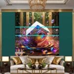 Cuboid 3D Artistic Design Digital Wall Art Home Decor _38 - Image 3