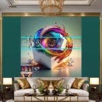 Cuboid 3D Artistic Design Digital Wall Art Home Decor _39 - Image 3
