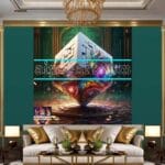 Cuboid 3D Artistic Design Digital Wall Art Home Decor _43 - Image 3