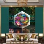 Cuboid 3D Artistic Design Digital Wall Art Home Decor _46 - Image 3