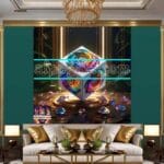 Cuboid 3D Artistic Design Digital Wall Art Home decor _51 - Image 2