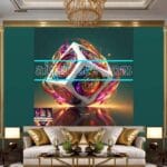 Cuboid 3D Artistic Design Digital Wall Art Home decor _57 - Image 3