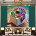 Cuboid 3D Artistic Design Digital Wall Art Home decor _61 - Image 3