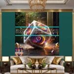 Cuboid 3D Artistic Design Digital Wall Art Home decor _66 - Image 3