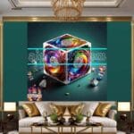 Cuboid 3D Artistic Design Digital Wall Art Home decor _69 - Image 3