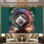 Cuboid 3D Artistic Design Digital Wall Art Home decor _73 - Image 3