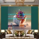 Cuboid 3D Artistic Design Digital Wall Art Home decor _74 - Image 3