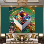 Cuboid 3D Artistic Design Digital Wall Art Home decor _78 - Image 3