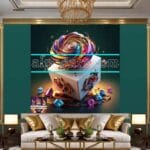 Cuboid 3D Artistic Design Digital Wall Art Home decor _81 - Image 3