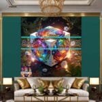 Cuboid 3D Artistic Design Digital Wall Art Home decor _88 - Image 3