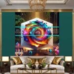 Cuboid 3D Artistic Design Digital Wall Art Home decor _90 - Image 3