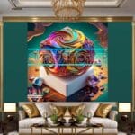 Cuboid 3D Artistic Design Digital Wall Art Home decor _92 - Image 3