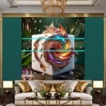 Cuboid 3D Artistic Design Digital Wall Art Home decor _97 - Image 3