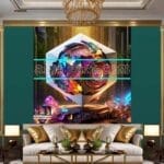 Cuboid 3D Artistic Design Digital Wall Art Home decor _01 - Image 3