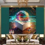Cuboid 3D Artistic Design Digital Wall Art Home decor _11 - Image 3