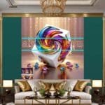 Cuboid 3D Artistic Design Digital Wall Art Home decor _14 - Image 3
