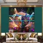 Cuboid 3D Artistic Design Digital Wall Art Home decor _19 - Image 3