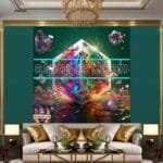 Cuboid 3D Artistic Design Digital Wall Art Home Decor _20 - Image 3