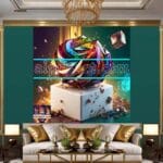 Cuboid 3D Artistic Design Digital Wall Art Home Decor _23 - Image 3
