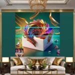 Cuboid 3D Artistic Design Digital Wall Art Home Decor _24 - Image 3