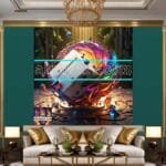 Cuboid 3D Artistic Design Digital Wall Art Home Decor _28 - Image 3