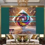 Cuboid 3D Artistic Design Digital Wall Art Home Decor _32 - Image 3