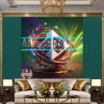 Cuboid 3D Artistic Design Digital Wall Art Home Decor _35 - Image 3
