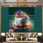 Cuboid 3D Artistic Design Digital Wall Art Home Decor _37 - Image 3