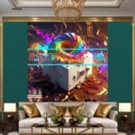 Cuboid 3D Artistic Design Digital Wall Art Home decor _06 - Image 3