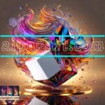 Cuboid 3D Artistic Design Digital Wall Art Home Decor _21