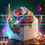 Cuboid 3D Artistic Design Digital Wall Art Home Decor _26