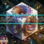Cuboid 3D Artistic Design Digital Wall Art Home Decor _30