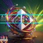 Cuboid 3D Artistic Design Digital Wall Art Home Decor _35