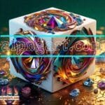 Cuboid 3D Artistic Design Digital Wall Art Home Decor _44