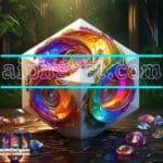 Cuboid 3D Artistic Design Digital Wall Art Home decor _53