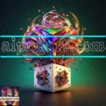 Cuboid 3D Artistic Design Digital Wall Art Home decor _59