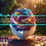 Cuboid 3D Artistic Design Digital Wall Art Home decor _65