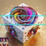 Cuboid 3D Artistic Design Digital Wall Art Home decor _67