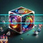 Cuboid 3D Artistic Design Digital Wall Art Home decor _69