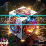 Cuboid 3D Artistic Design Digital Wall Art Home decor _70