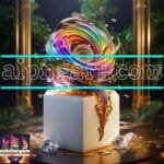 Cuboid 3D Artistic Design Digital Wall Art Home decor _72