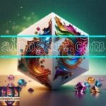 Cuboid 3D Artistic Design Digital Wall Art Home decor _76